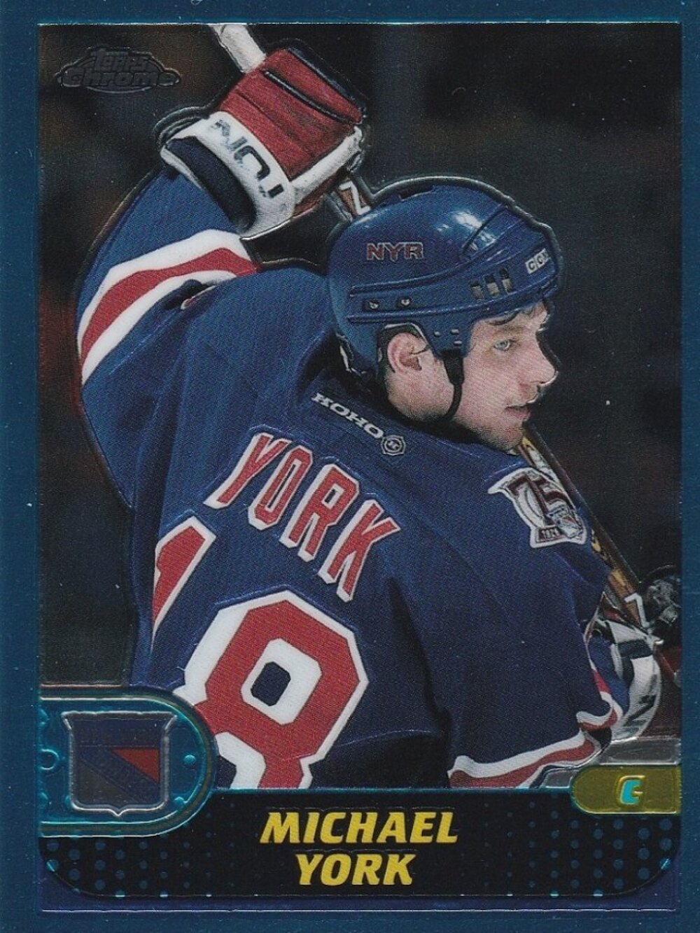 Michael York - 2002 Topps Chrome Hockey Card